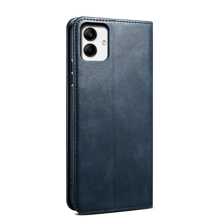 For Samsung Galaxy A07 4G Oil Wax Crazy Horse Texture Leather Phone Case