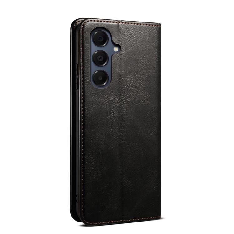 For Samsung Galaxy A17 5G Oil Wax Crazy Horse Texture Leather Phone Case