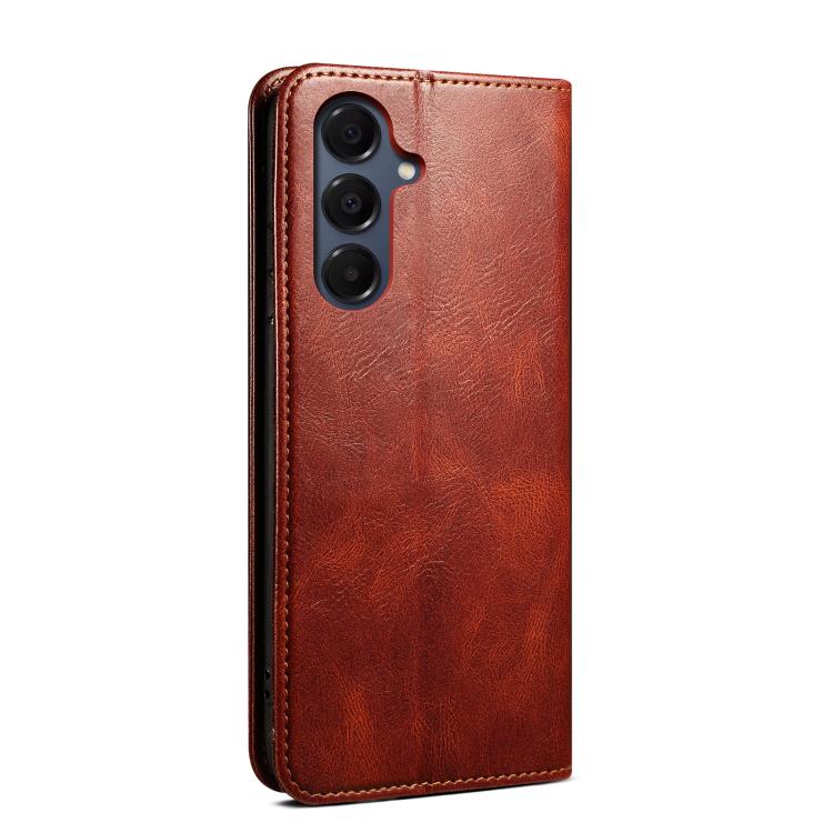 For Samsung Galaxy A17 5G Oil Wax Crazy Horse Texture Leather Phone Case