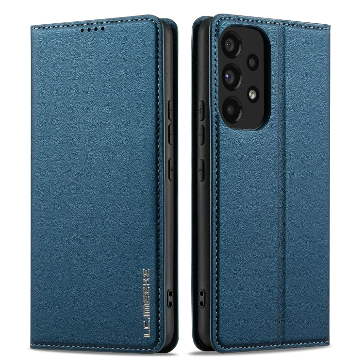 For Samsung Galaxy A53 5G LC.IMEEKE L1 Series Frosted Fine Texture PU Phone Case