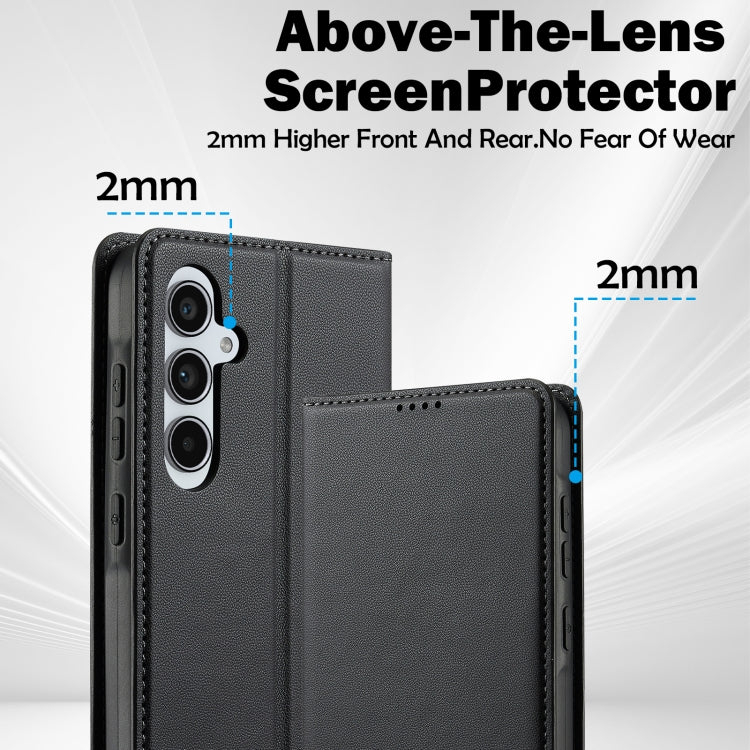 For Samsung Galaxy A34 5G LC.IMEEKE L1 Series Frosted Fine Texture PU Phone Case