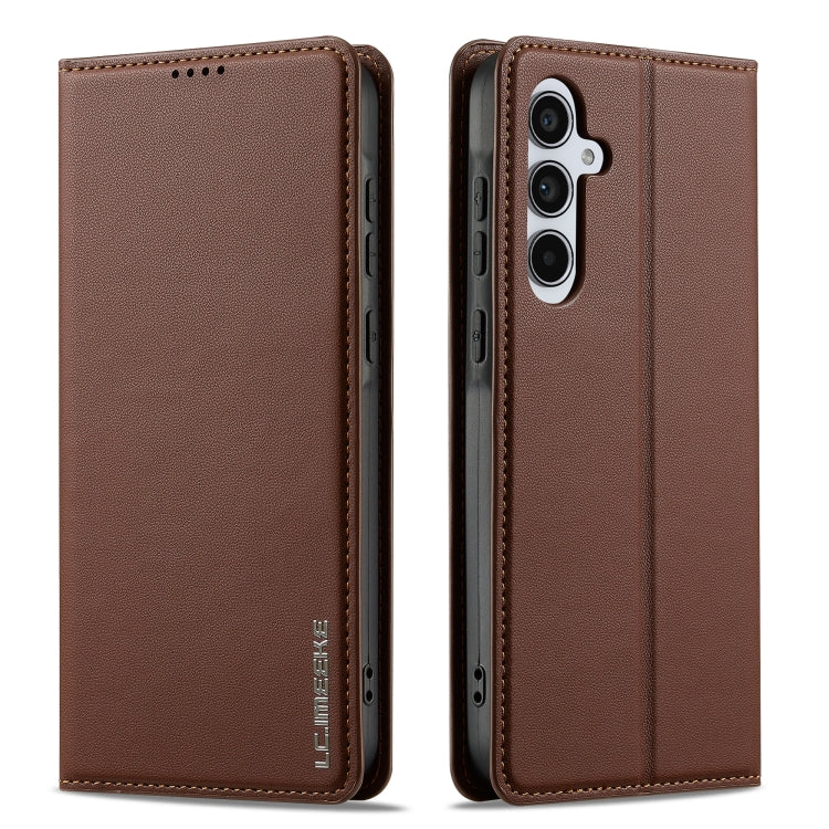 For Samsung Galaxy A35 5G LC.IMEEKE L1 Series Frosted Fine Texture PU Phone Case