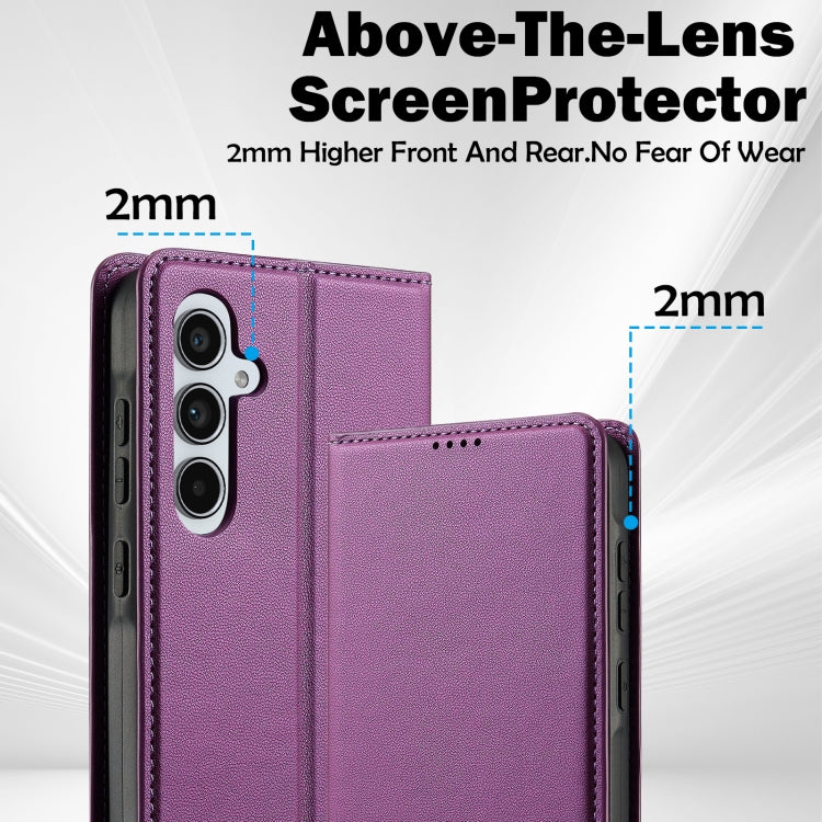 For Samsung Galaxy A35 5G LC.IMEEKE L1 Series Frosted Fine Texture PU Phone Case