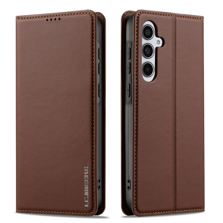 For Samsung Galaxy A56 5G LC.IMEEKE L1 Series Frosted Fine Texture PU Phone Case