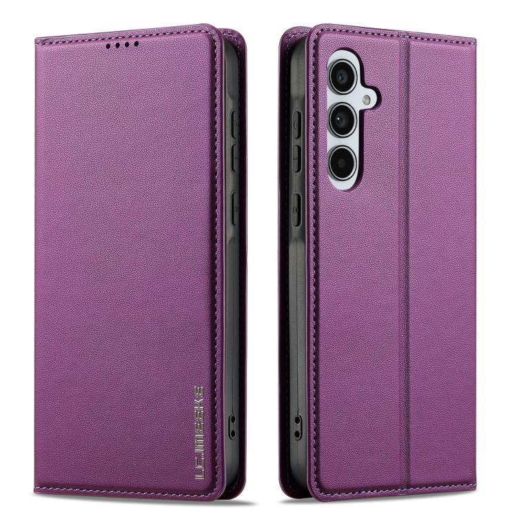 For Samsung Galaxy A56 5G LC.IMEEKE L1 Series Frosted Fine Texture PU Phone Case
