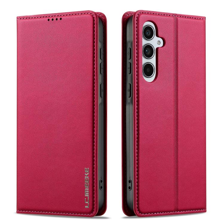 For Samsung Galaxy A56 5G LC.IMEEKE L1 Series Frosted Fine Texture PU Phone Case
