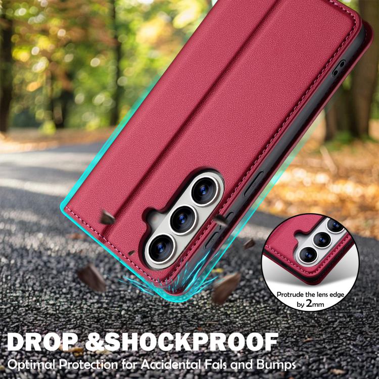 For Samsung Galaxy A37 5G LC.IMEEKE L1 Series Frosted Fine Texture PU Phone Case