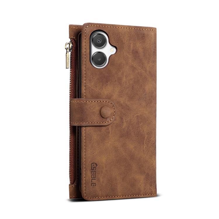For Samsung Galaxy A06 5G ESEBLE Retro Frosted RFID Flip Leather Phone Case