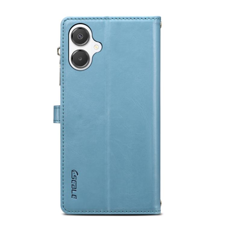 For Samsung Galaxy A06 5G ESEBLE Star Series Lanyard Zipper Wallet RFID Leather Case