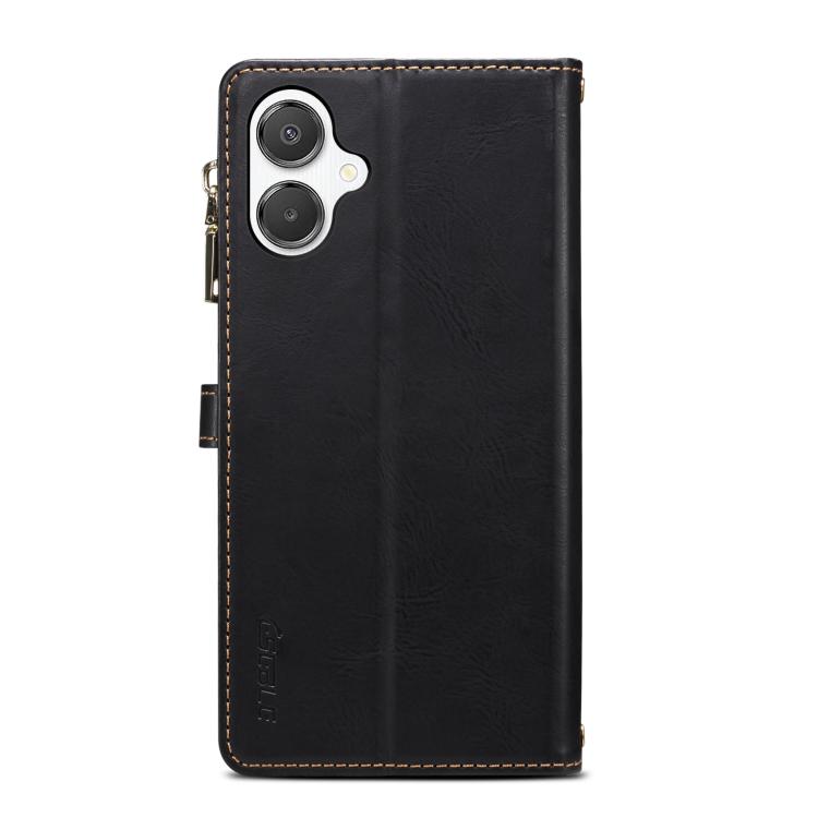 For Samsung Galaxy A07 4G ESEBLE Star Series Lanyard Zipper Wallet RFID Leather Case