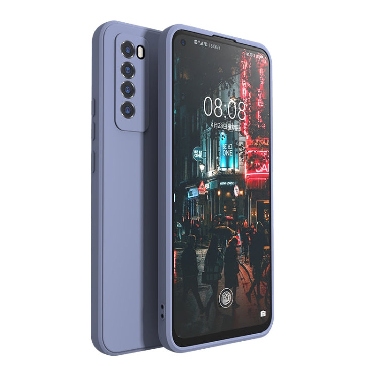 For Huawei Nova 7 Magic Cube Liquid Silicone Shockproof Full Coverage Protective Case