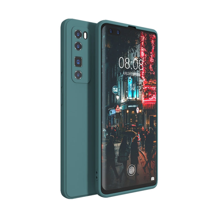 For Huawei Nova 7 Pro Magic Cube Liquid Silicone Shockproof Full Coverage Protective Case