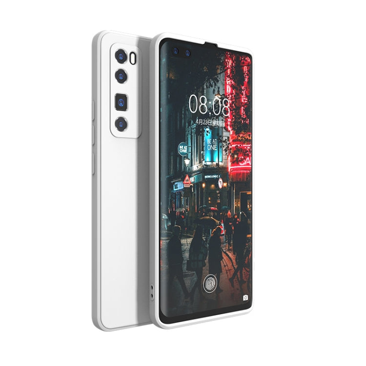 For Huawei Nova 7 Pro Magic Cube Liquid Silicone Shockproof Full Coverage Protective Case