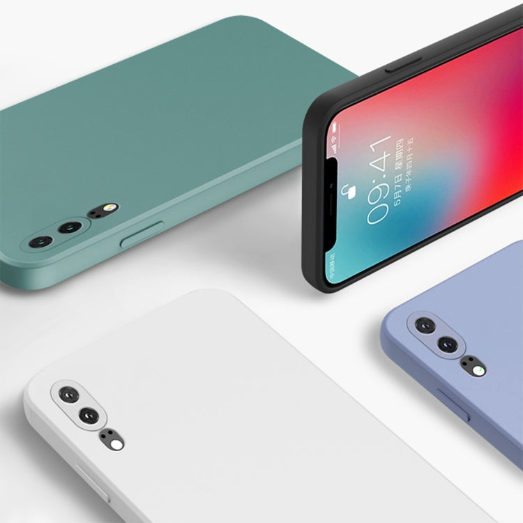 For Huawei P20 Magic Cube Liquid Silicone Shockproof Full Coverage Protective Case