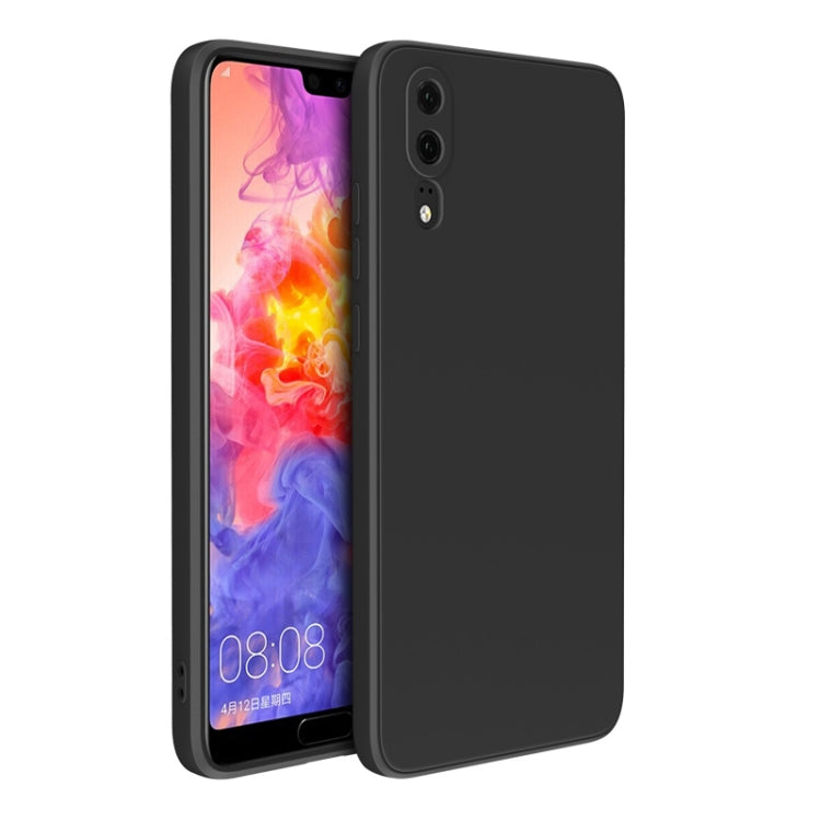 For Huawei P20 Magic Cube Liquid Silicone Shockproof Full Coverage Protective Case
