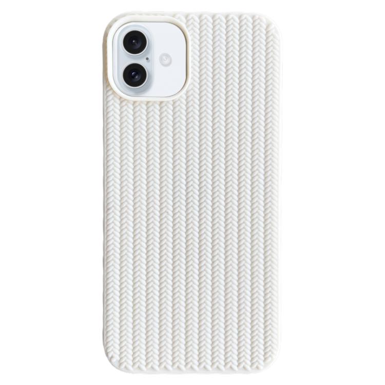 For iPhone 17 Weave Texture TPU Phone Case
