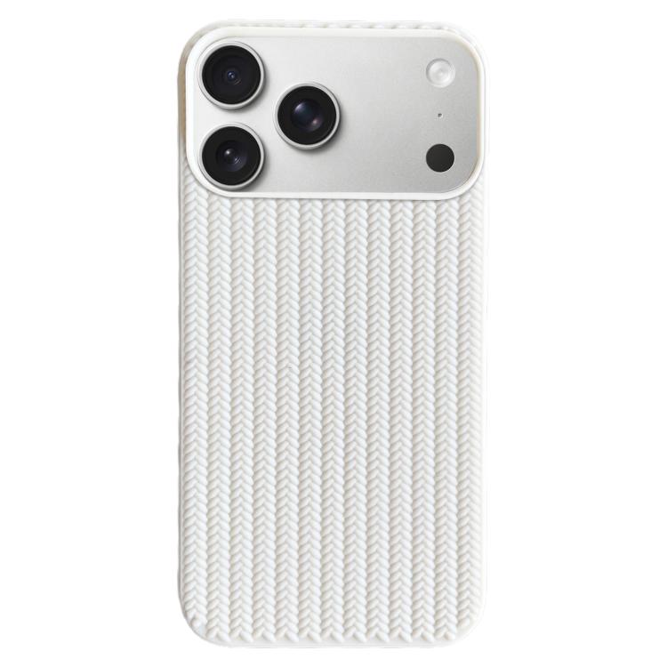 For iPhone 17 Pro Max Weave Texture TPU Phone Case