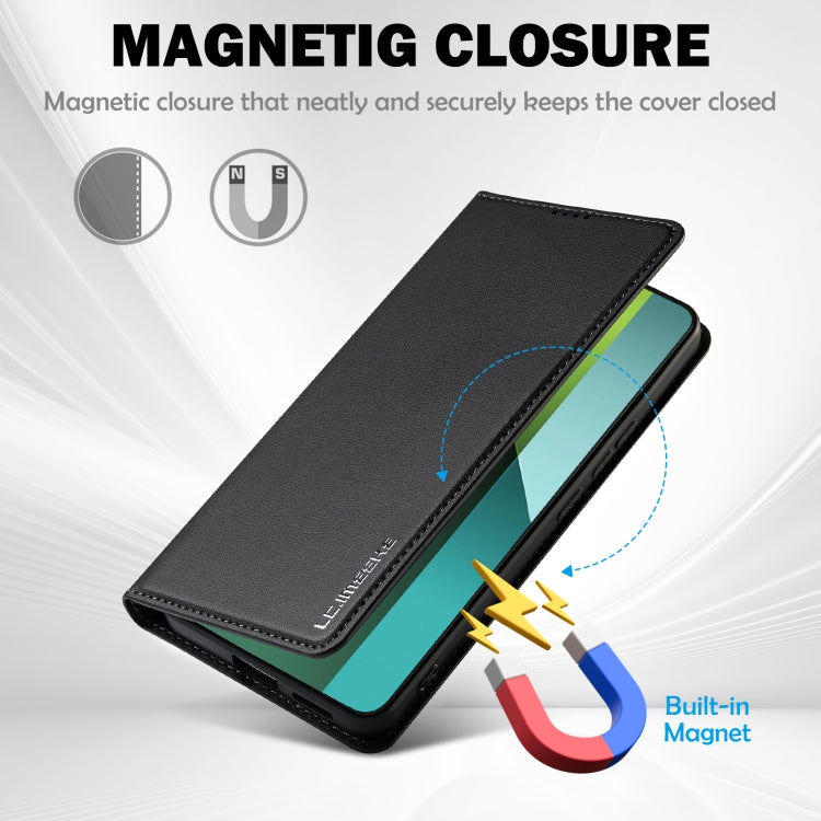 For Redmi Note 13 Pro 5G LC.IMEEKE L1 Series Frosted Fine Texture PU Phone Case