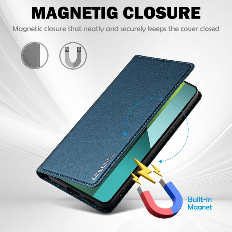 For Redmi Note 13 Pro 5G LC.IMEEKE L1 Series Frosted Fine Texture PU Phone Case