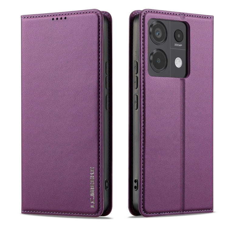 For Redmi Note 13 Pro 5G LC.IMEEKE L1 Series Frosted Fine Texture PU Phone Case