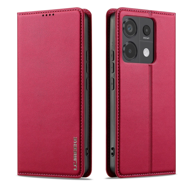 For Redmi Note 13 Pro 5G LC.IMEEKE L1 Series Frosted Fine Texture PU Phone Case