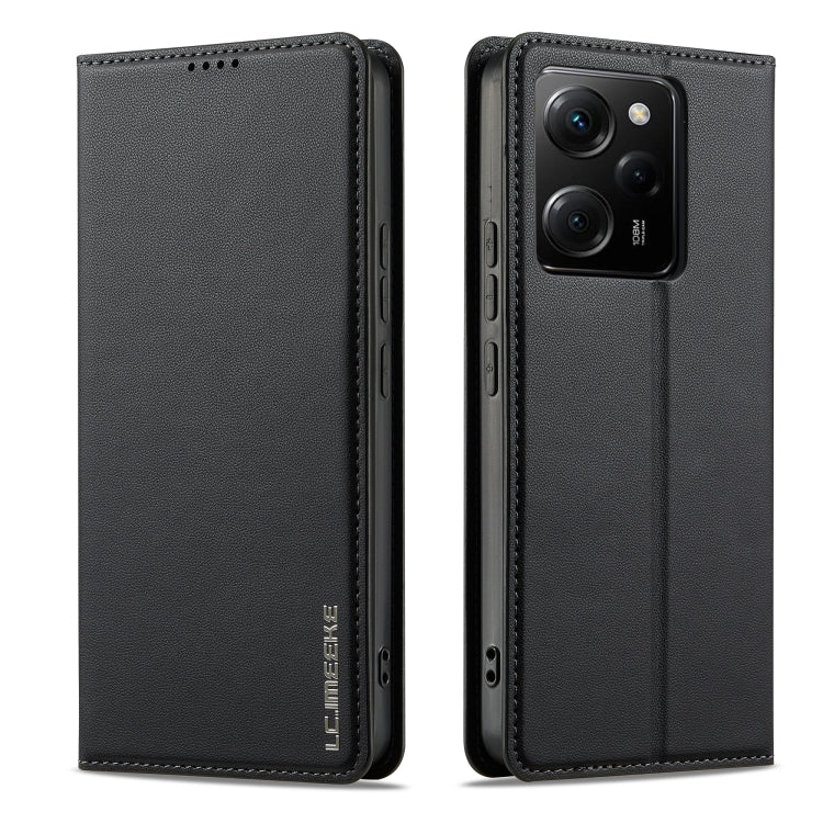 For Redmi Note 12 5G LC.IMEEKE L1 Series Frosted Fine Texture PU Phone Case