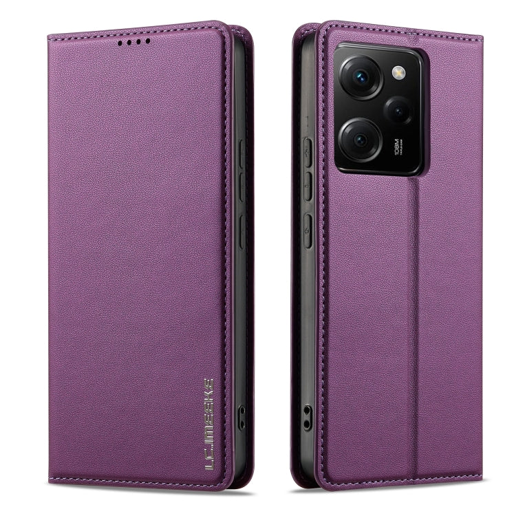 For Redmi Note 12 Pro 5G LC.IMEEKE L1 Series Frosted Fine Texture PU Phone Case