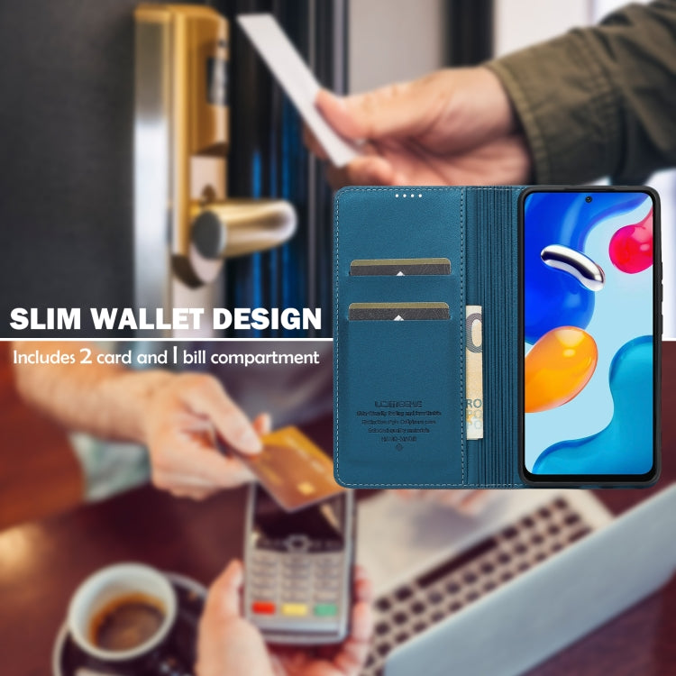 For Redmi Note 11 Pro 5G LC.IMEEKE L1 Series Frosted Fine Texture PU Phone Case
