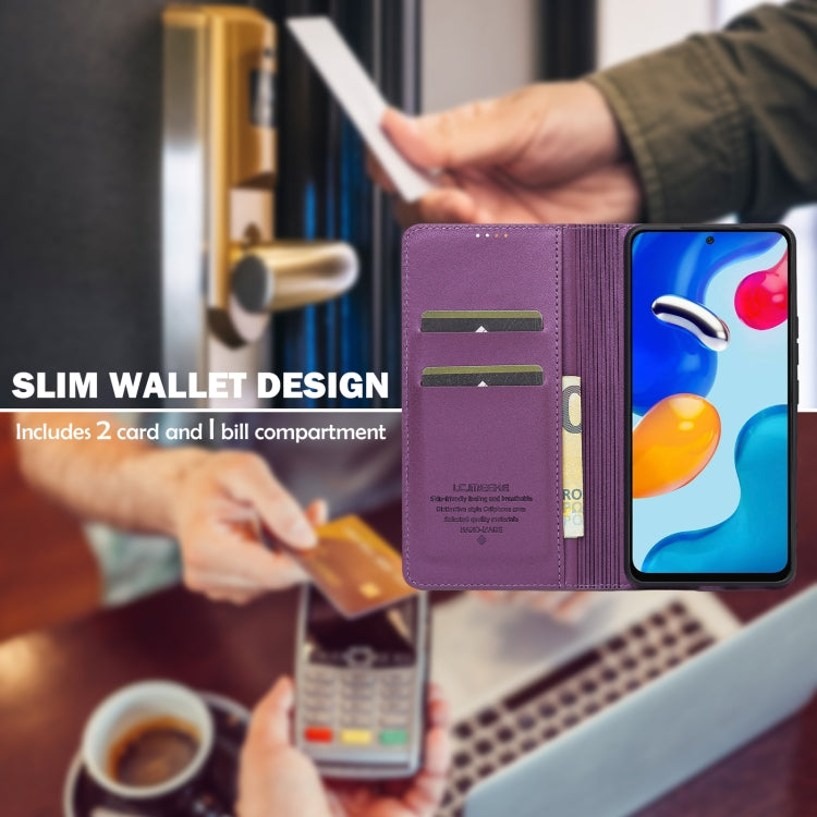 For Redmi Note 11 Pro 5G LC.IMEEKE L1 Series Frosted Fine Texture PU Phone Case