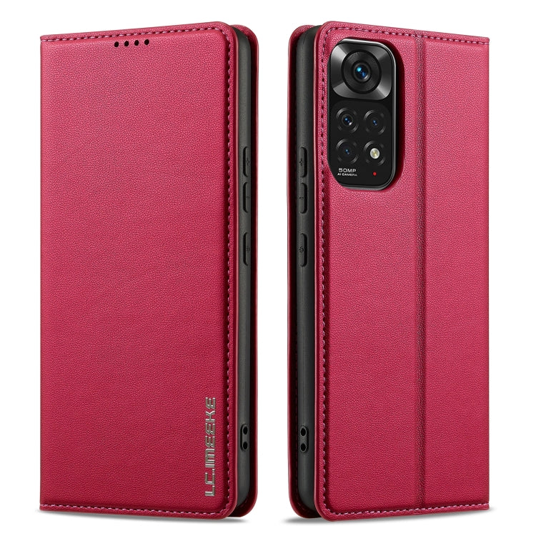 For Redmi Note 11 Pro 5G LC.IMEEKE L1 Series Frosted Fine Texture PU Phone Case