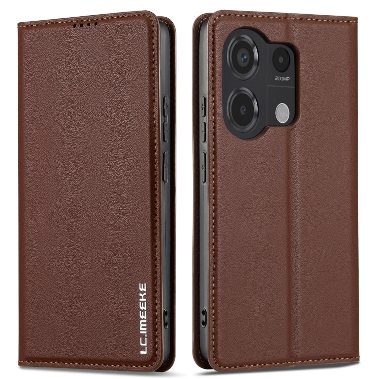 For Redmi Note 13 Pro 4G LC.IMEEKE L1 Series Frosted Fine Texture PU Phone Case