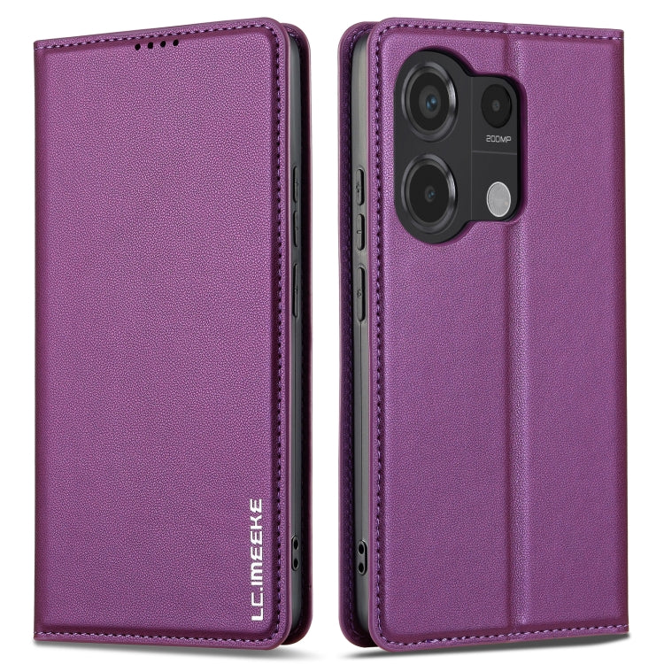 For Redmi Note 13 Pro 4G LC.IMEEKE L1 Series Frosted Fine Texture PU Phone Case