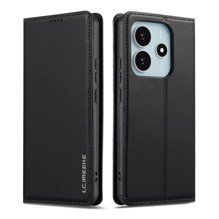 For Redmi Note 14 4G 164.84mm LC.IMEEKE L1 Series Frosted Fine Texture PU Phone Case
