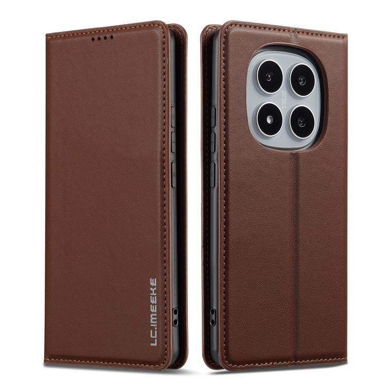For Redmi Note 14 Pro 4G LC.IMEEKE L1 Series Frosted Fine Texture PU Phone Case