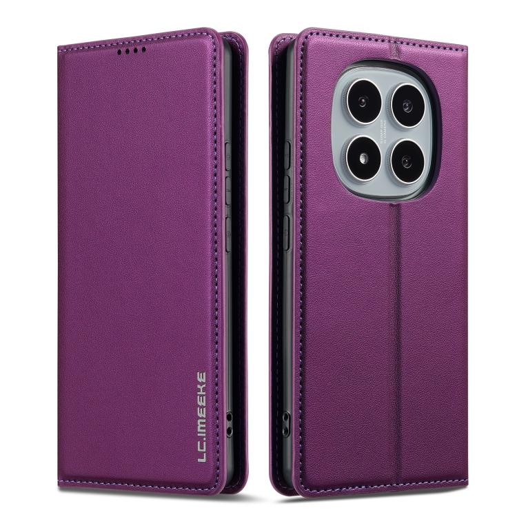 For Redmi Note 14 Pro 4G LC.IMEEKE L1 Series Frosted Fine Texture PU Phone Case