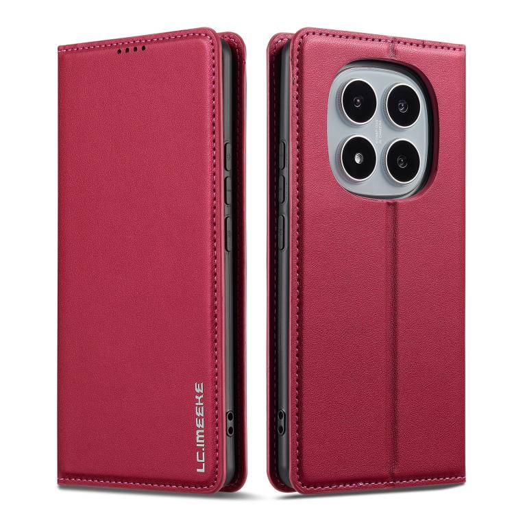 For Redmi Note 14 Pro 4G LC.IMEEKE L1 Series Frosted Fine Texture PU Phone Case