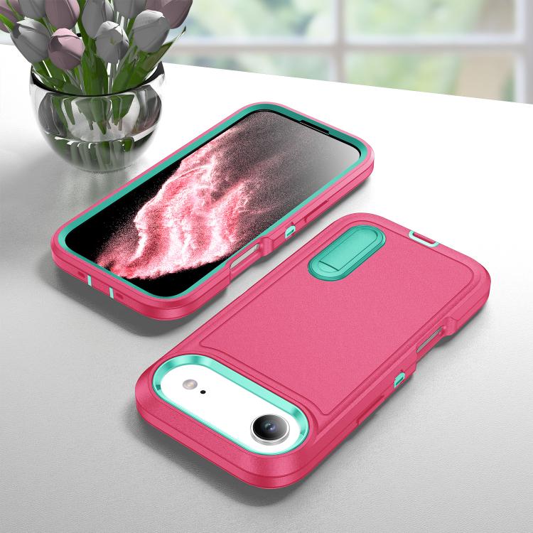 For iPhone Air Rugged PC + Silicone Phone Case with Holder