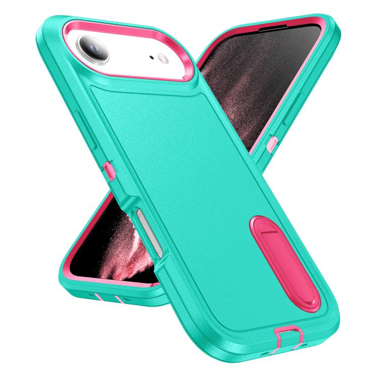 For iPhone Air Rugged PC + Silicone Phone Case with Holder