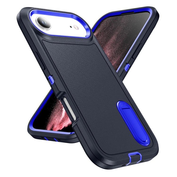 For iPhone Air Rugged PC + Silicone Phone Case with Holder