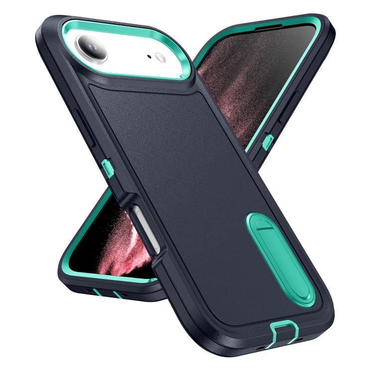 For iPhone Air Rugged PC + Silicone Phone Case with Holder