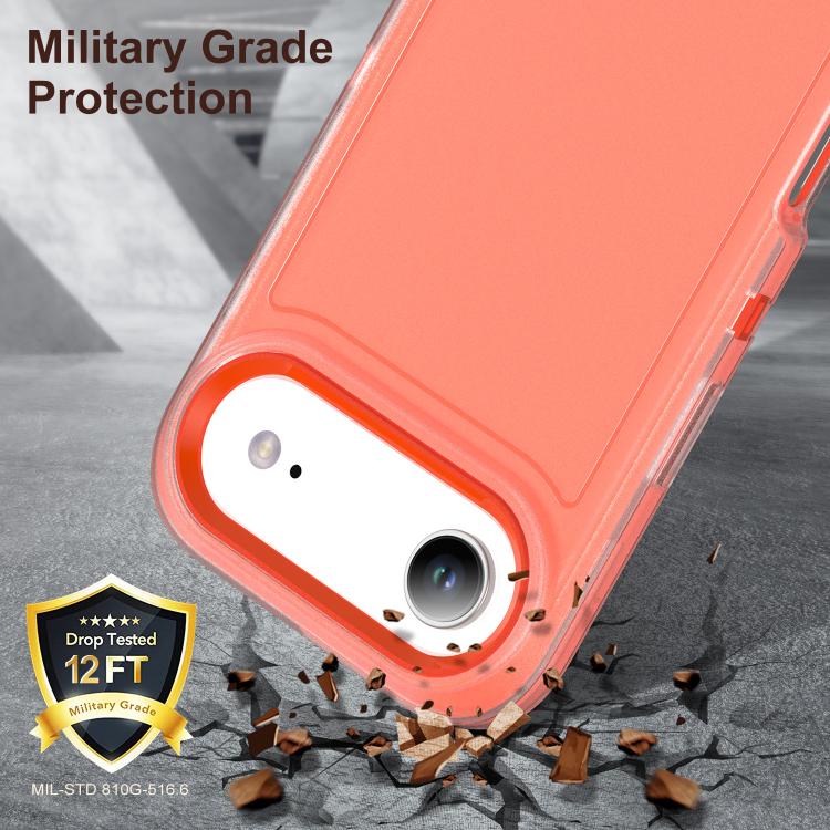 For iPhone Air Rugged PC + Silicone Phone Case with Holder