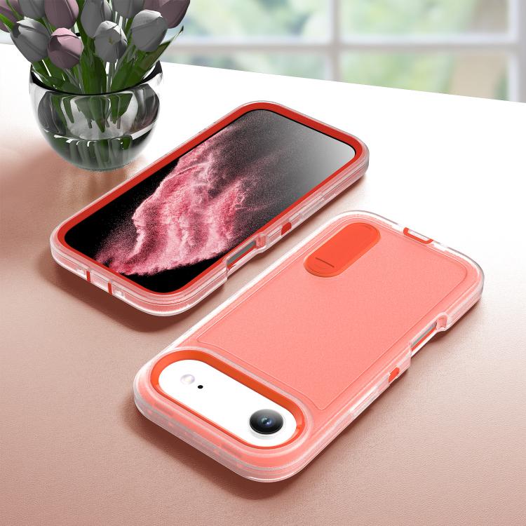 For iPhone Air Rugged PC + Silicone Phone Case with Holder