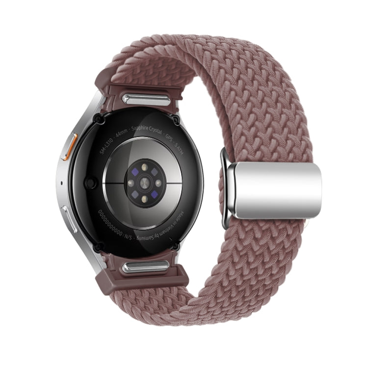For Samsung Galaxy Watch 7 / 6 / 5 / 4 Nylon Loop Magnetic Buckle Watch Band