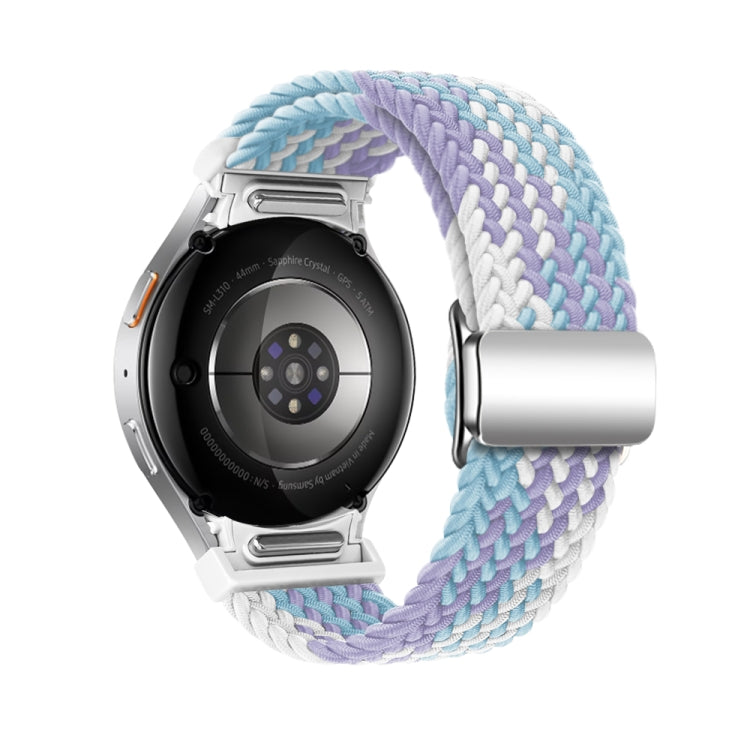 For Samsung Galaxy Watch 7 / 6 / 5 / 4 Nylon Loop Magnetic Buckle Watch Band