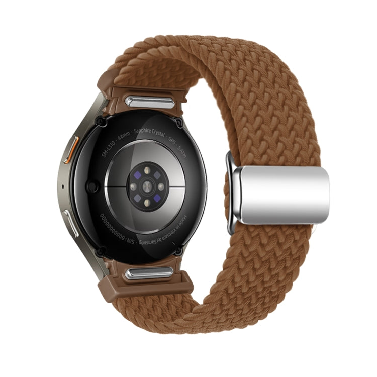 For Samsung Galaxy Watch 7 / 6 / 5 / 4 Nylon Loop Magnetic Buckle Watch Band