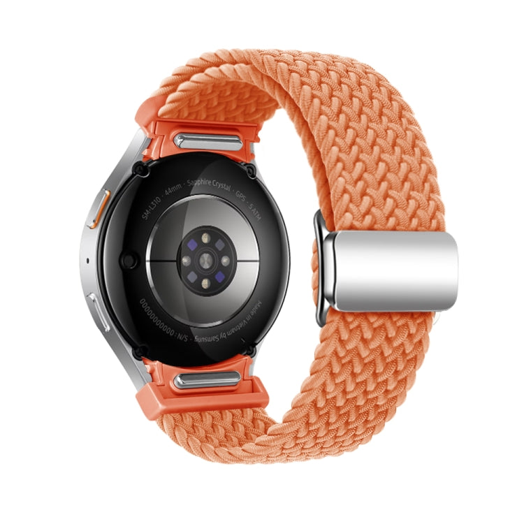For Samsung Galaxy Watch 7 / 6 / 5 / 4 Nylon Loop Magnetic Buckle Watch Band