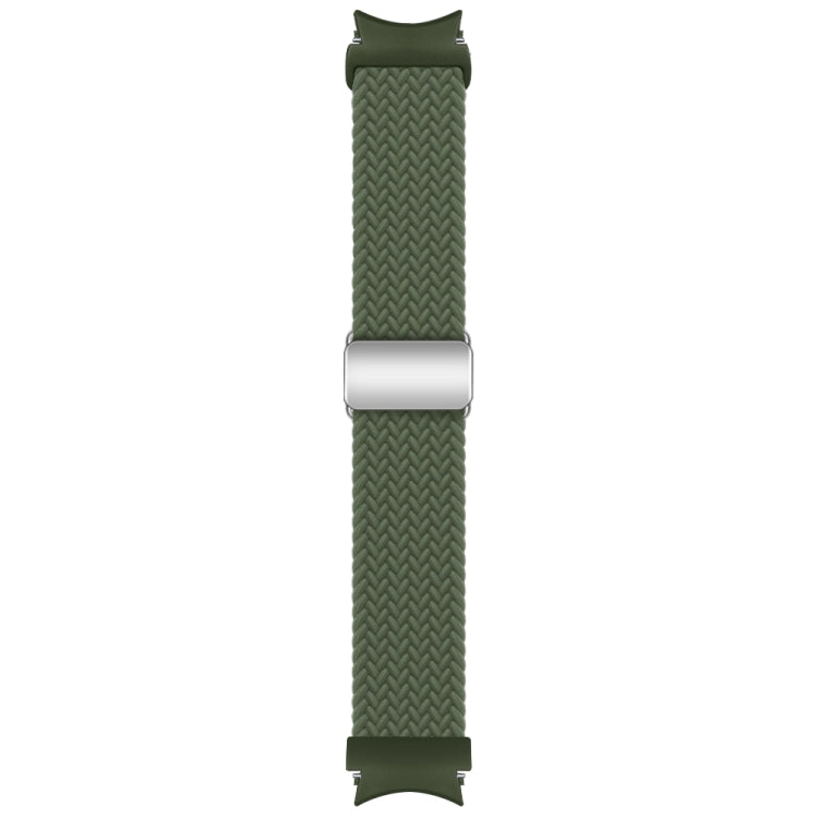 For Samsung Galaxy Watch 7 / 6 / 5 / 4 Nylon Loop Magnetic Buckle Watch Band