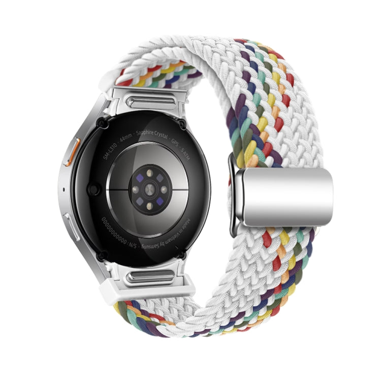 For Samsung Galaxy Watch 7 / 6 / 5 / 4 Nylon Loop Magnetic Buckle Watch Band