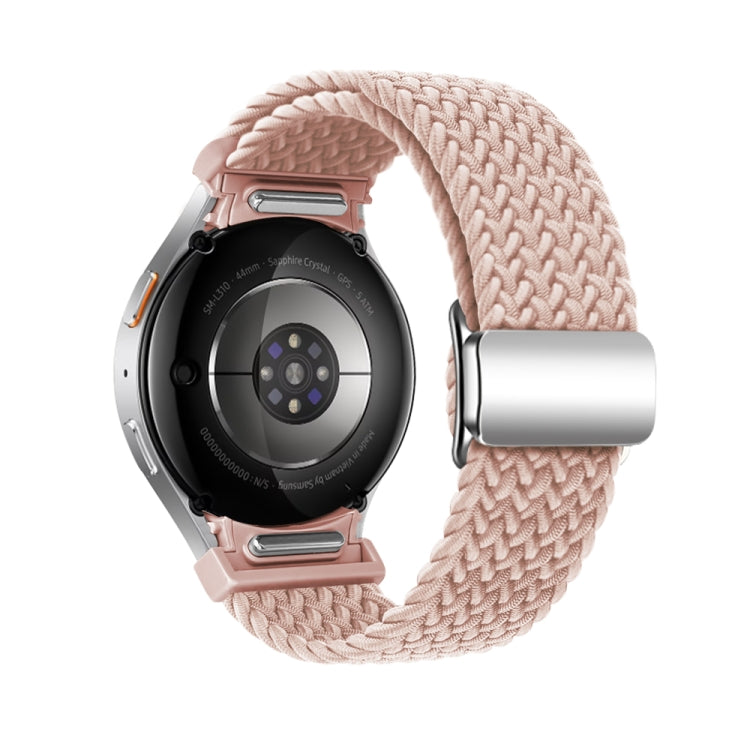 For Samsung Galaxy Watch 7 / 6 / 5 / 4 Nylon Loop Magnetic Buckle Watch Band