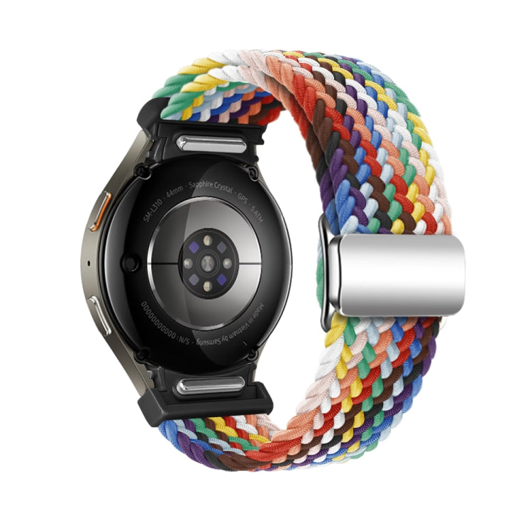 For Samsung Galaxy Watch 7 / 6 / 5 / 4 Nylon Loop Magnetic Buckle Watch Band